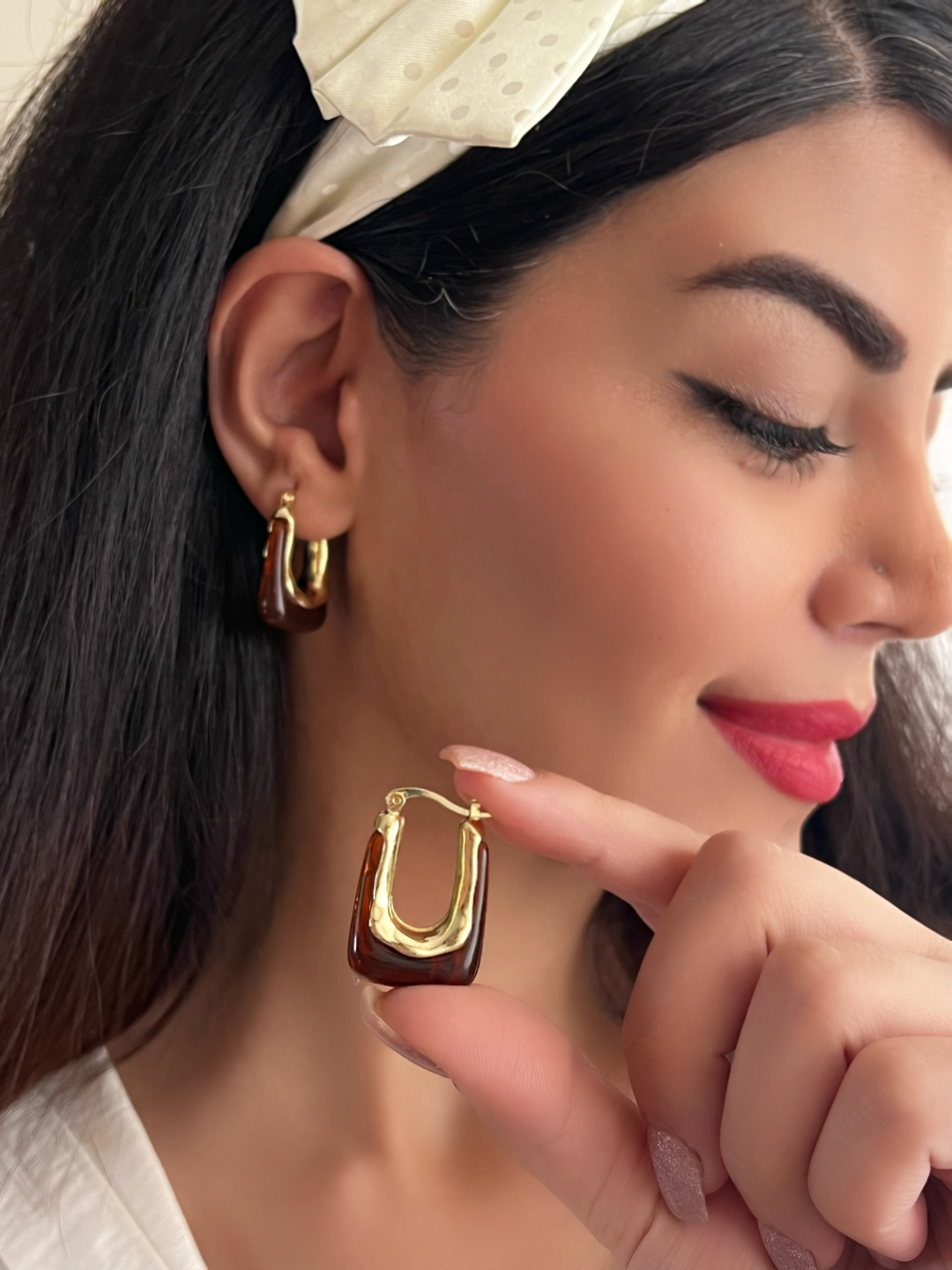 گوشواره رزینی