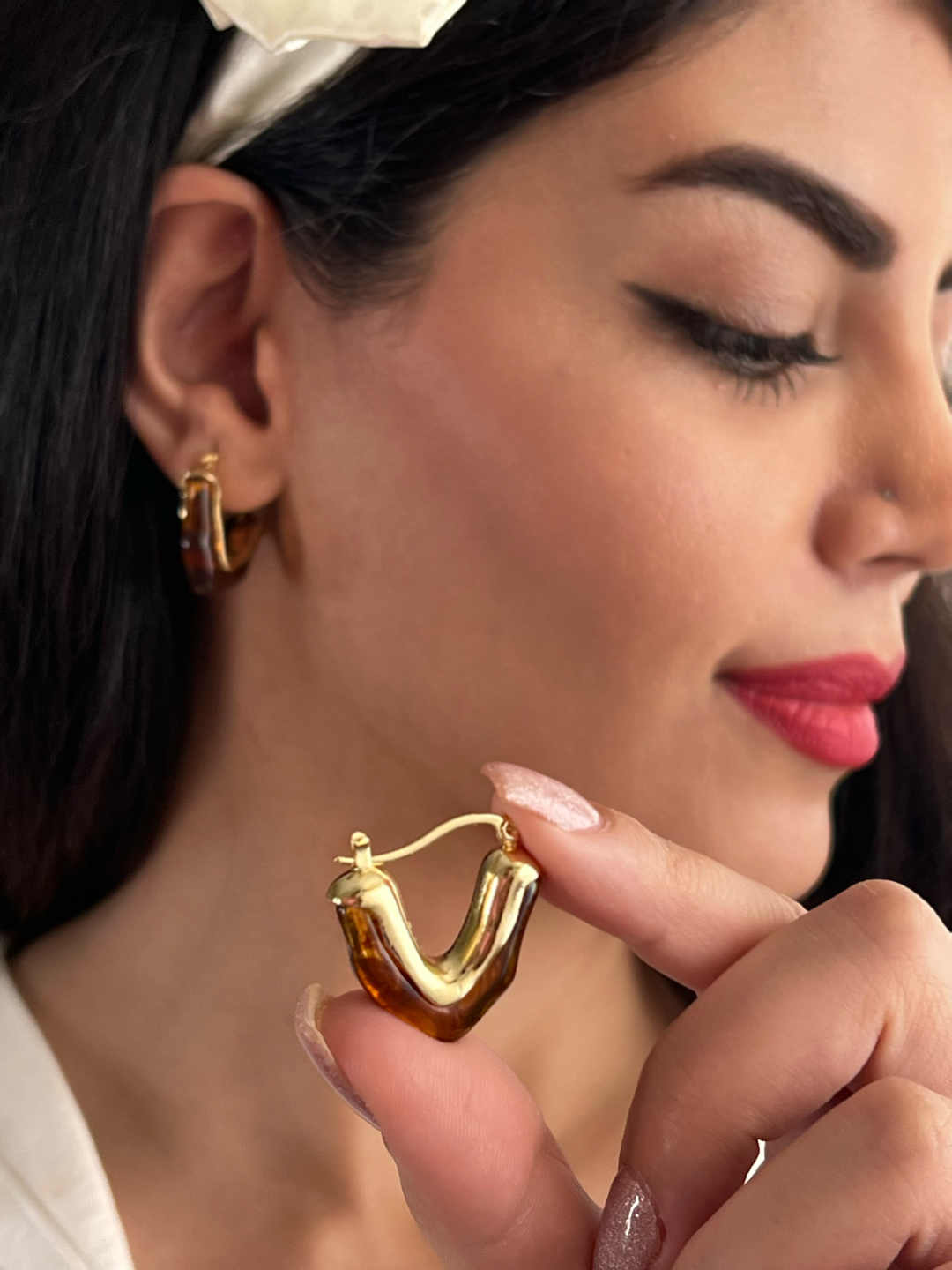 گوشواره رزینی