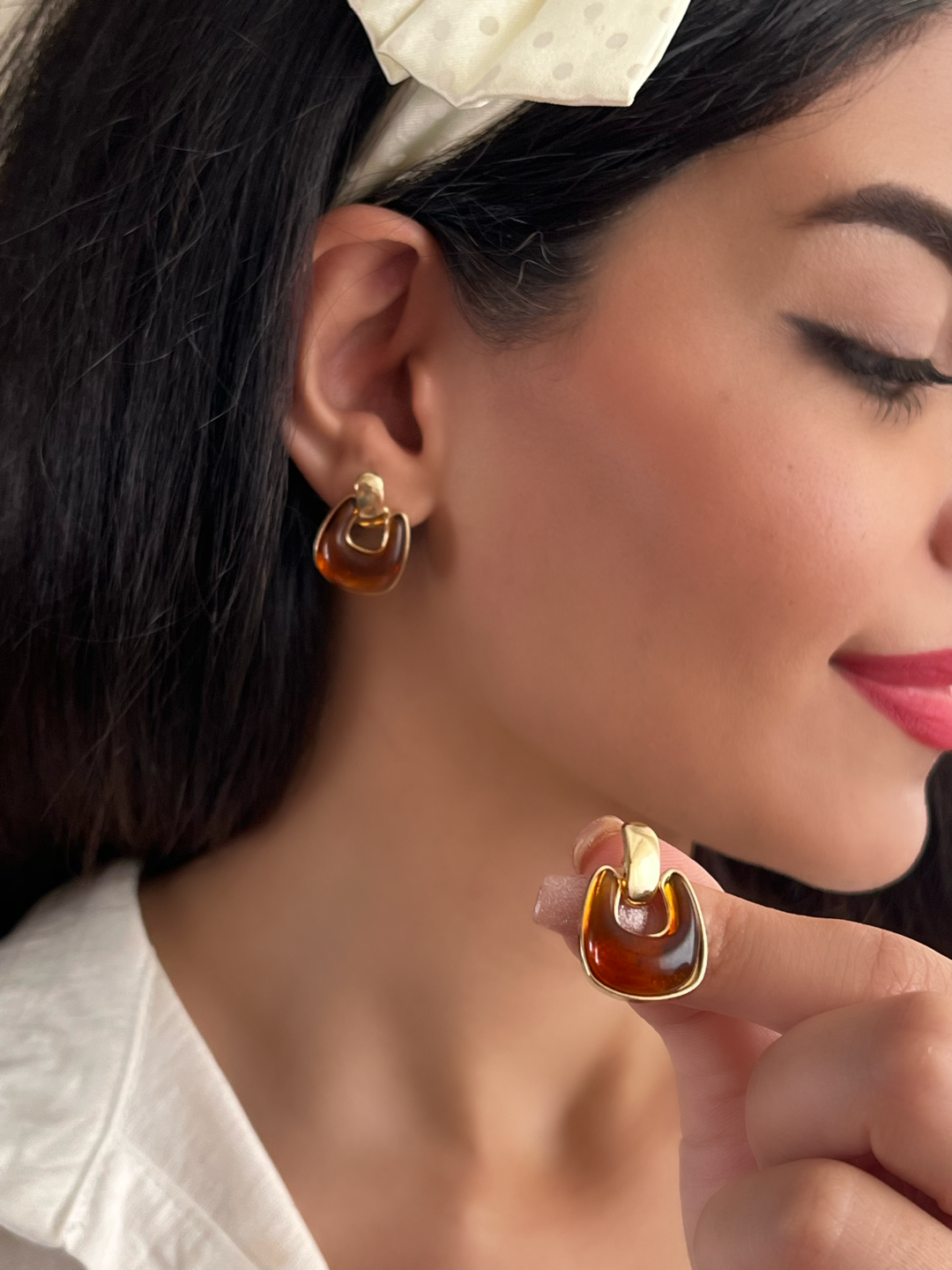 گوشواره رزینی